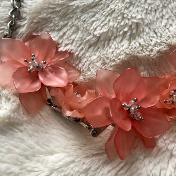 Floral Statement Necklace - Picture 2 of 5
